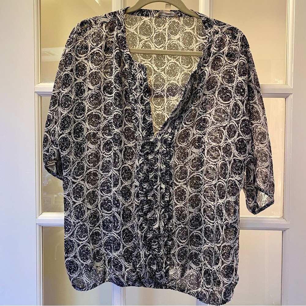 Sheer Banana Republic Blouse